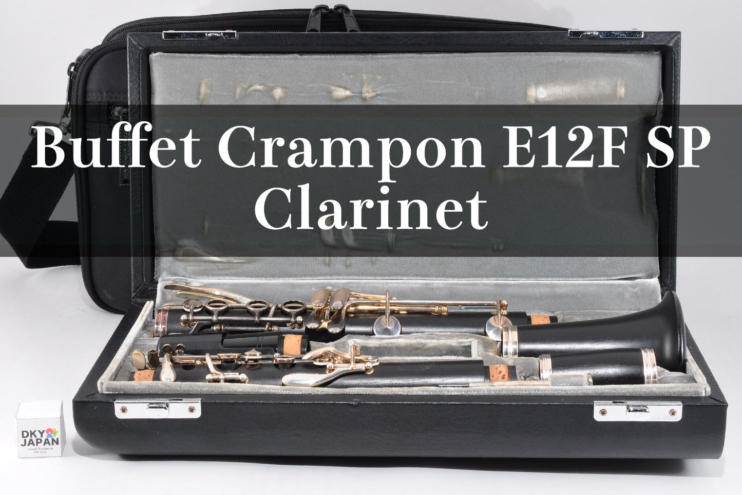 Buffet Crampon E12F SP Clarinet Bb Silver Keys w/Bag Made In Germany Used From Japan #1254668