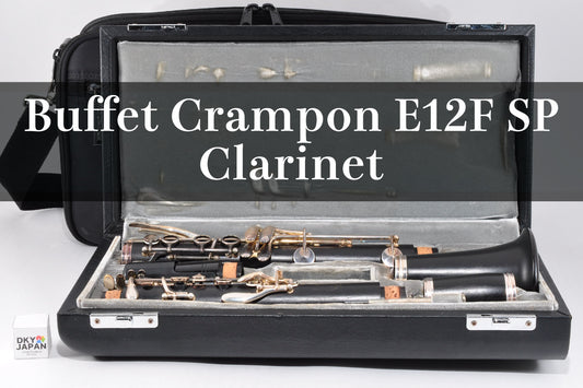 Buffet Crampon E12F SP Clarinet Bb Silver Keys w/Bag Made In Germany Used From Japan #1254668