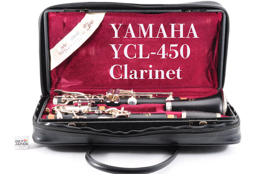 Yamaha YCL-450 Clarinet Bb w/Hardcase Bag Mouthpiece Ligature Used From Japan #021570