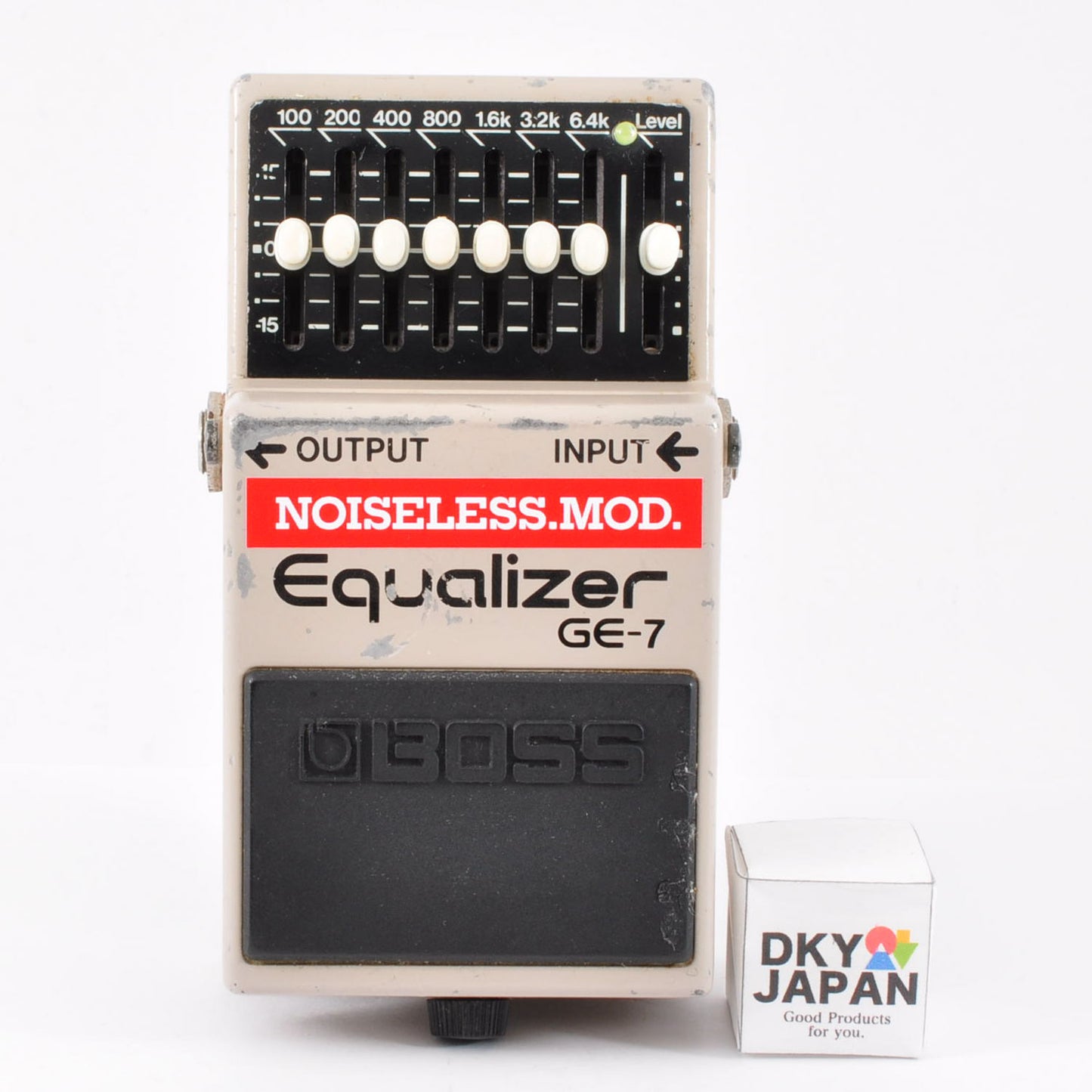 Boss GE-7 Modified Noiseless Equalizer Made in Japan 1991 Guitar Effects Pedal Used From Japan #QD20242