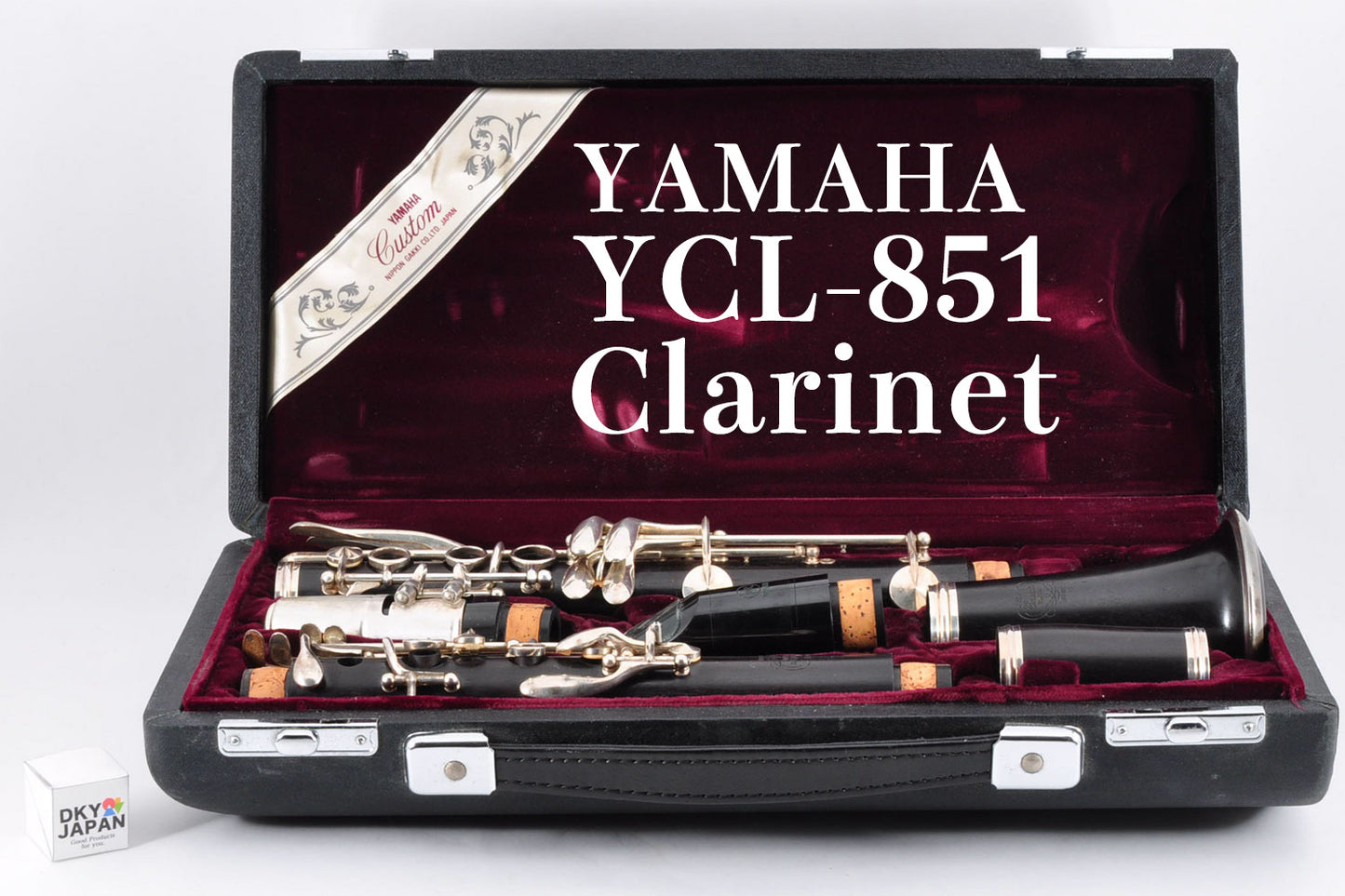 Yamaha YCL-851 Custom CX Bb Clarinet Made In Japan w/case Mouthpiece Used From Japan #001193