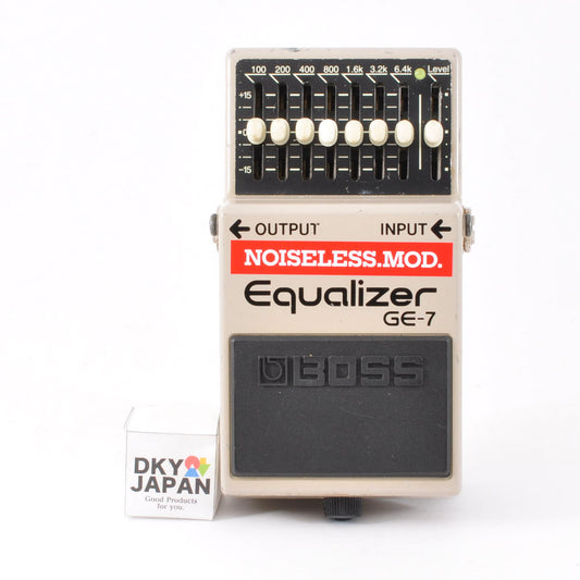 Boss GE-7 Modified Noiseless Equalizer PSA Made In Taiwan 2004 Effects Pedal Used From Japan #QS5360