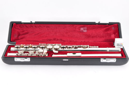 Yamaha YFL-211 Flute Silver w/Hardcase Made in Japan Used From Japan #043996