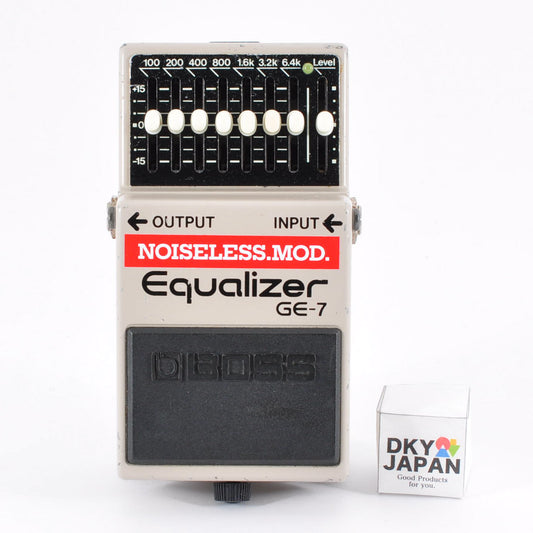 Boss GE-7 Modified Noiseless Equalizer PSA.OK Made In Taiwan 1994 Effects Pedal Used From Japan #CG40886