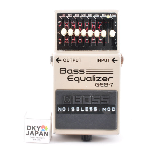 Boss GEB-7 Modified Noiseless Equalizer Made In Taiwan 2008 Effects Pedal Used From Japan #HW92743