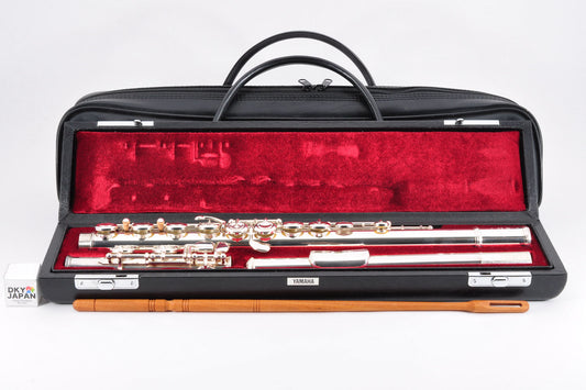 Yamaha YFL-451 Flute Silver w/Hardcase Made in Japan Used From Japan #017608