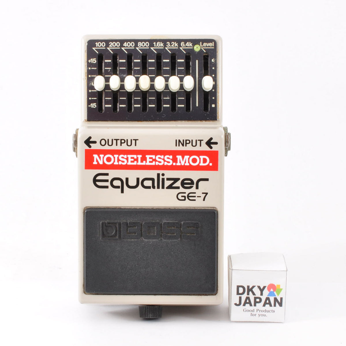 【Super Rare】 Boss GE-7 Modified Noiseless Equalizer Made in Japan 1983 Guitar Effects Pedal Used From Japan #297000