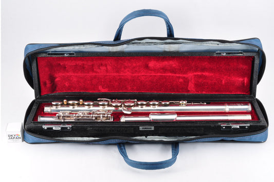 Yamaha YFL-451 Flute Silver w/Case Made In Japan Used From Japan #002613