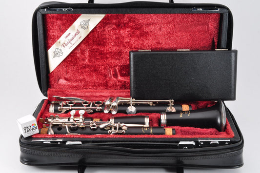 Yamaha YCL-651 Clarinet Bb w/Case Mouthpiece Ligature Made In Japan Used From Japan #001481