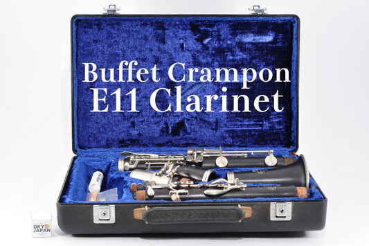 Buffet Crampon E11 Clarinet Bb Musical instrument w/Case Used From Japan #360014