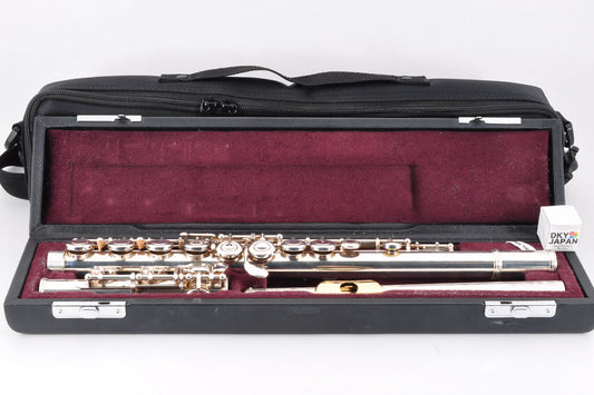 Yamaha YFL-412LSE Flute Silver MII w/Hardcase Used From Japan #083936