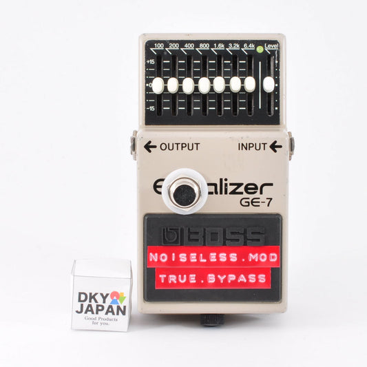 Boss GE-7 Modified True Bypass & Noiseless Equalizer Made In Taiwan 2002 Used From Japan #NQ47944