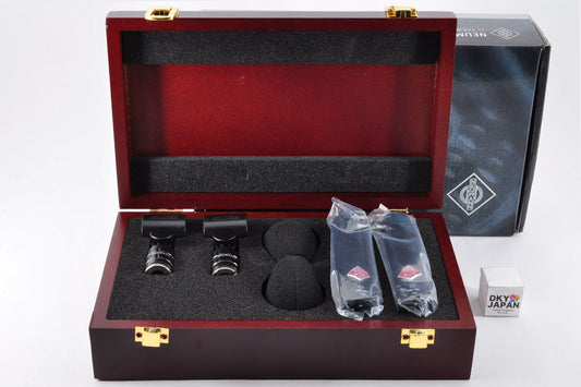 Neumann KM184 (Matte Black) Mic Microphone Matched Stereo Pair w/Box From Japan #1495196928