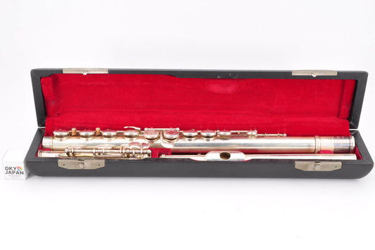 Muramatsu Flute Sterling Silver Made In Japan w/Case Used From Japan #01294