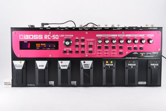 Boss RC-50 Loop Station Looper Effects Pedal w/Adapter Tested Working Used From Japan #CY64415