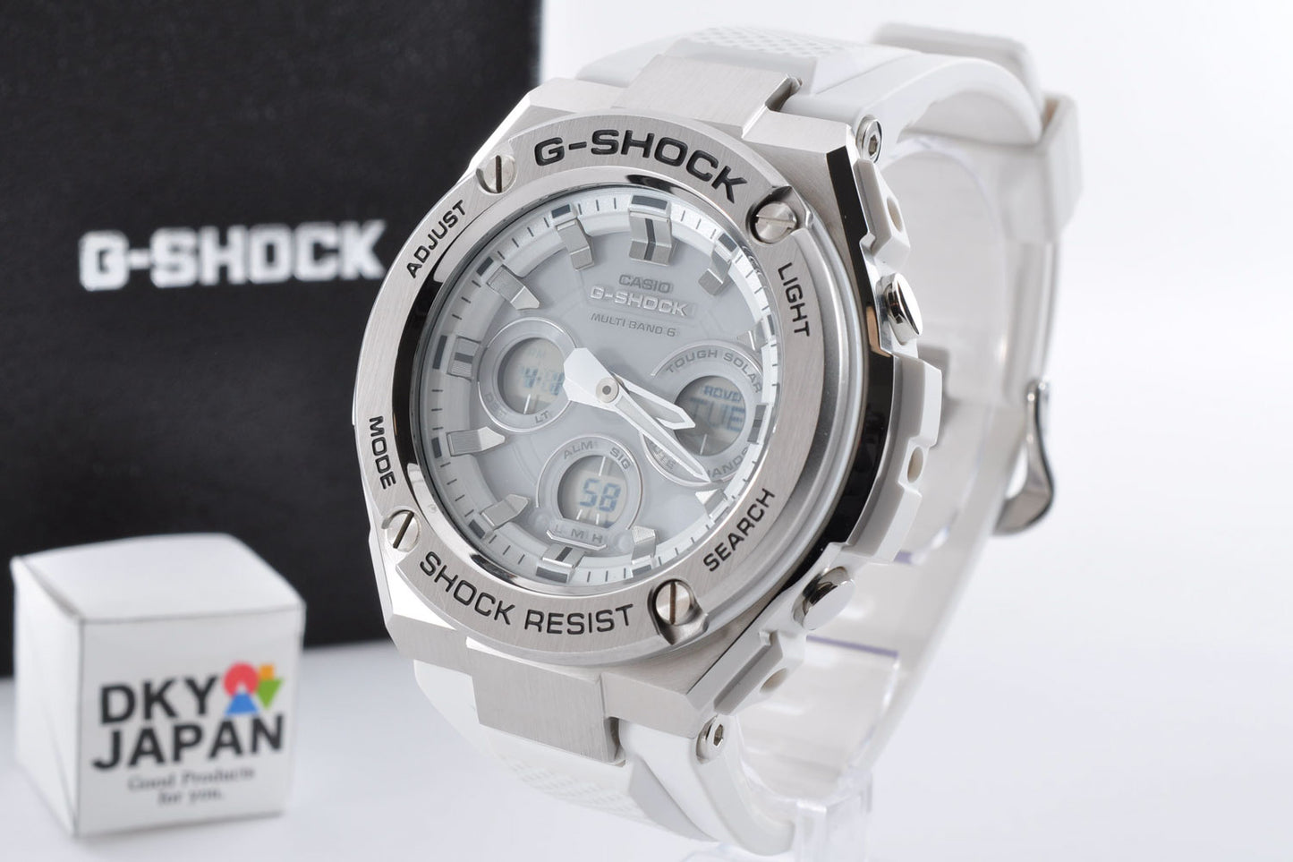 Casio G-Shock GST-W310-7AJF G-Steel Radio Solar Analog Digital Watch  5524 w/Box Used From Japan