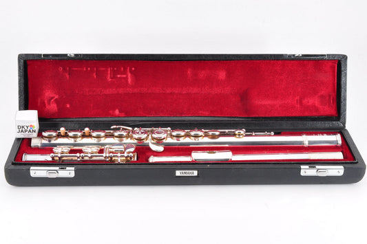 Yamaha YFL-451 Flute Silver w/Hardcase Made in Japan Used From Japan #013906