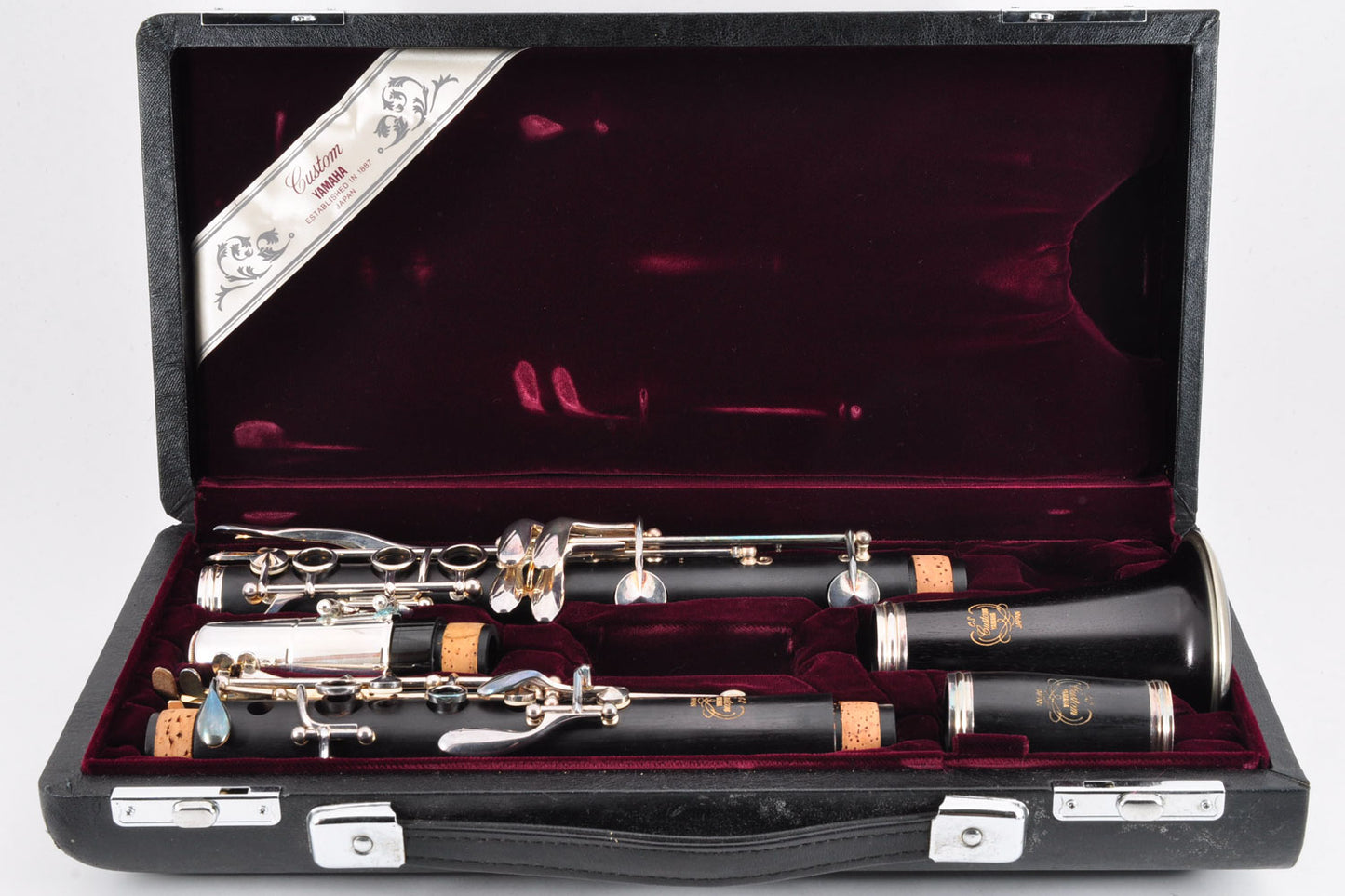 Yamaha YCL-852II Custom CS Clarinet Bb Made In Japan w/Case Used From Japan #04345
