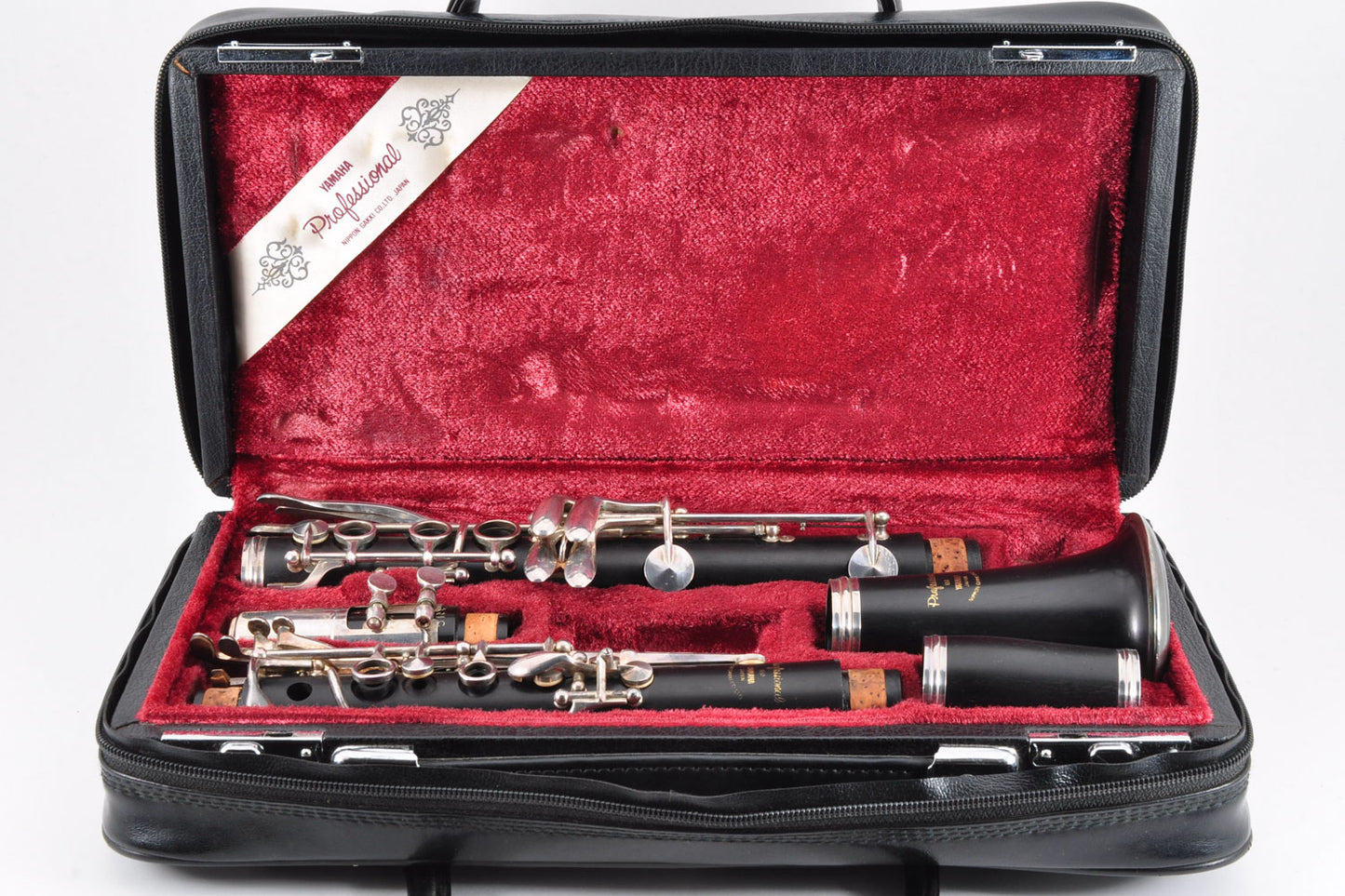 Yamaha YCL-651 Clarinet Bb w/Case Mouthpiece Ligature Made In Japan Used From Japan #004030
