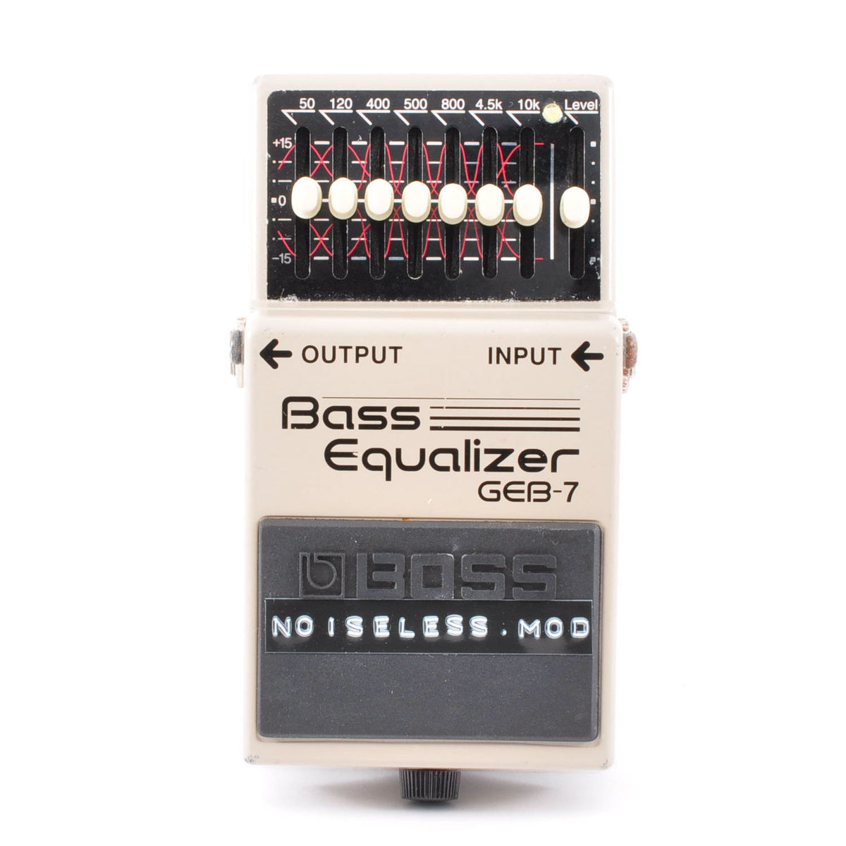 Boss GEB-7 Modified Noiseless Equalizer Made In Taiwan 2008 Effects Pedal Used From Japan #HW92743