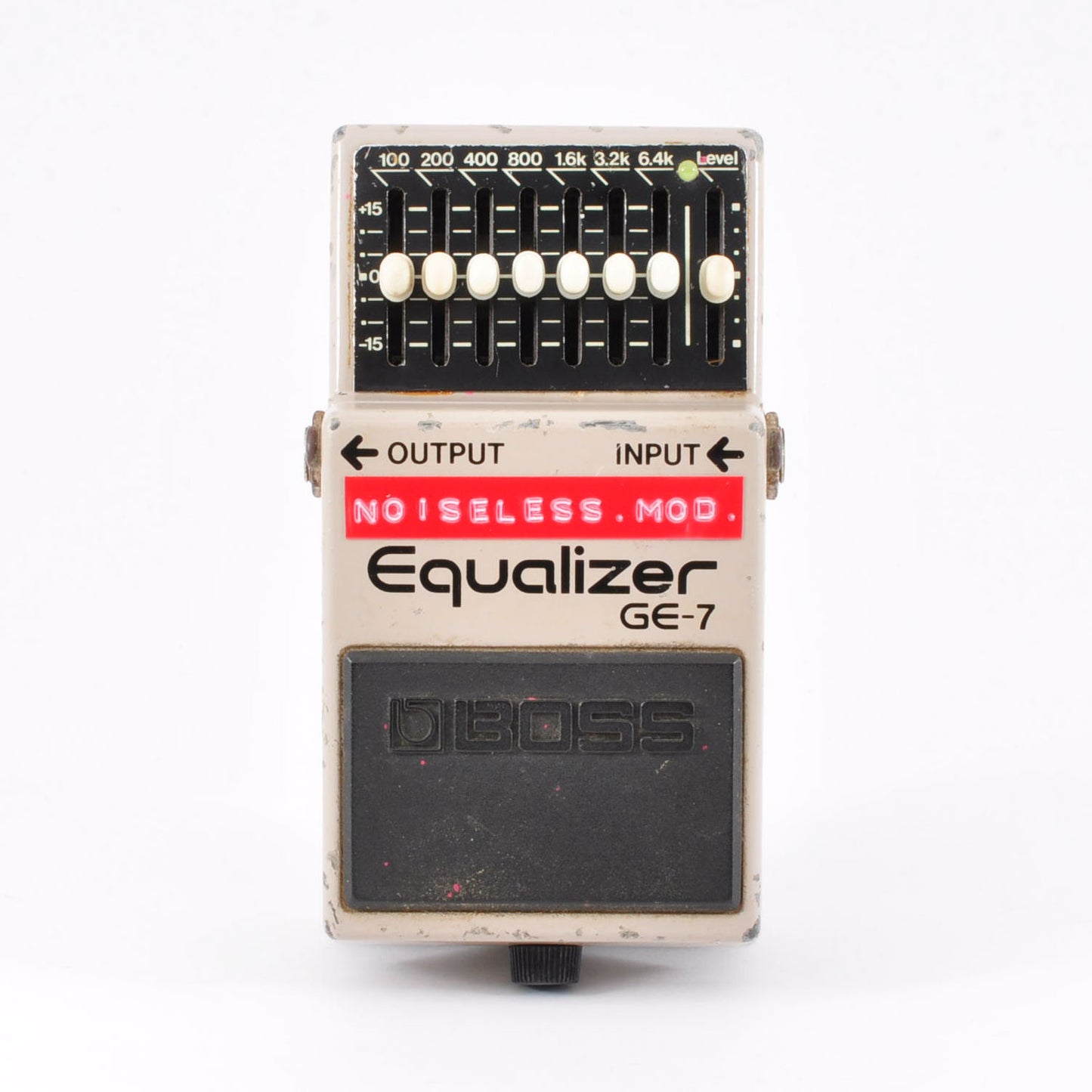 Boss GE-7 Modified Noiseless Equalizer PSA.OK Made In Taiwan 1992 Effects Pedal Used From Japan #ZD60795