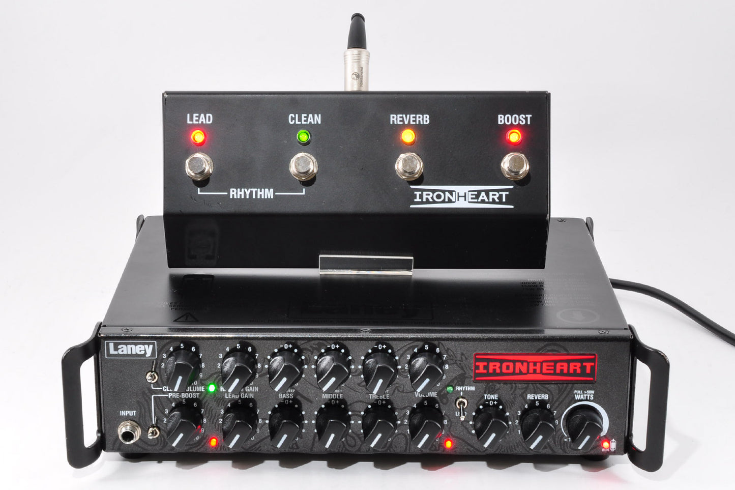 Laney IRT-SLS Ironheart Watt Tube Pre Guitar Amplifer Head w/Footswitch Used From Japan