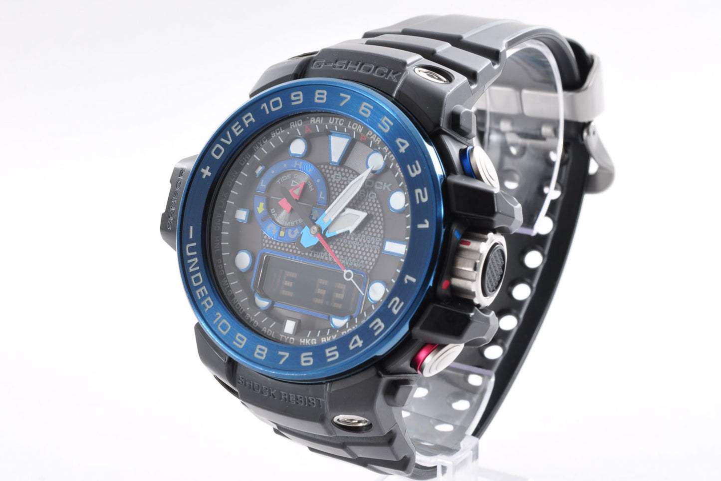 CASIO G-SHOCK GWN-1000B-1BJF GULFMASTER Master Of G Sea Solar Mens Watch 5371 Used From Japan