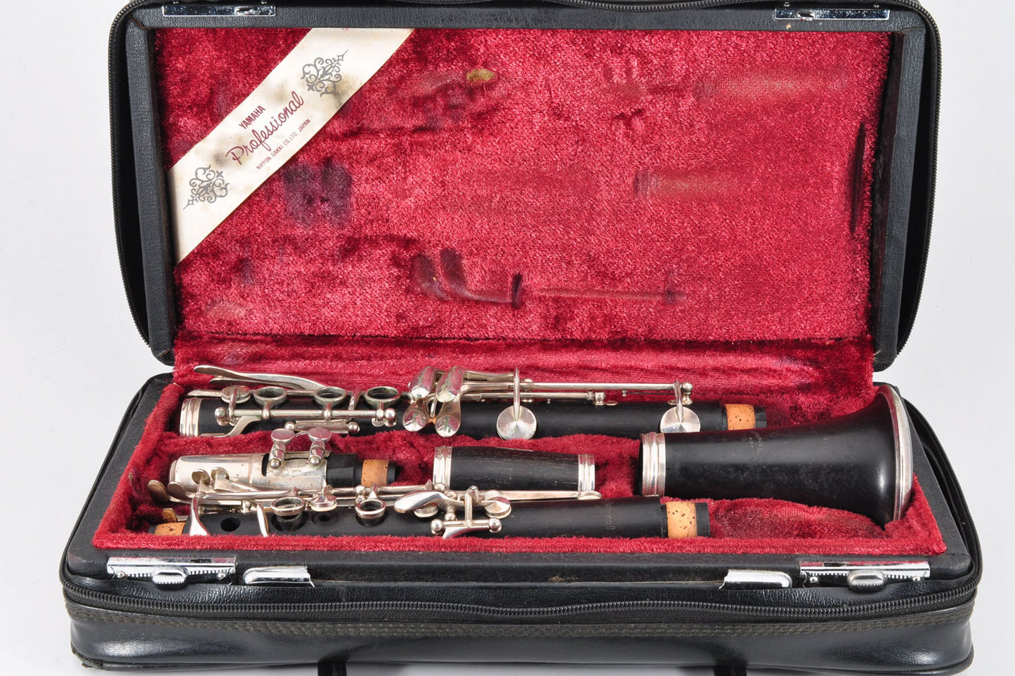 Yamaha YCL-651 Clarinet Bb w/Case Mouthpiece Ligature Made In Japan Used From Japan #003293