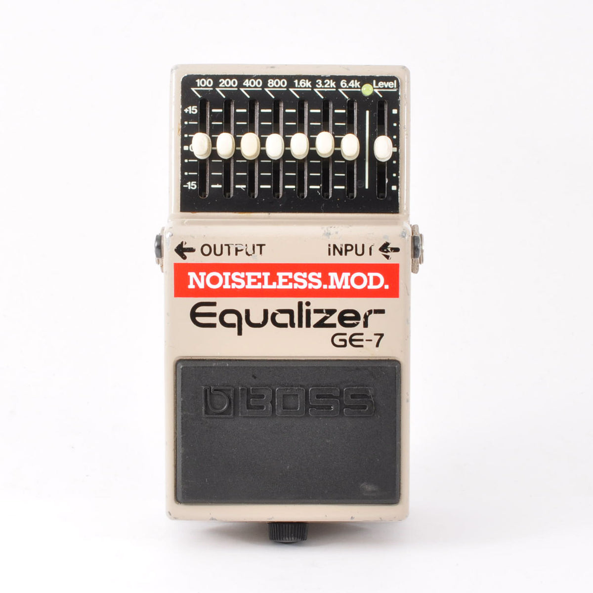Boss GE-7 Modified Noiseless Equalizer Made In Taiwan 1995 PSA.OK Guitar Effects Pedal UsedJ From Japan #DH22866