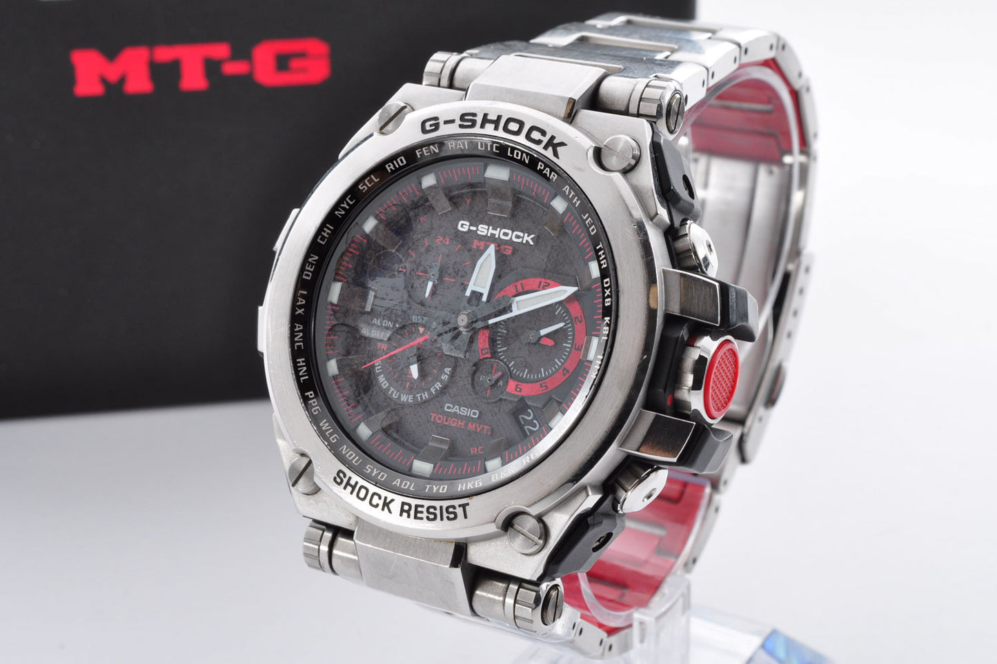 Casio G-SHOCK MT-G MTG-S1000D-1A4JF Black Dial Quartz Men's Watch 5369 Used From Japan