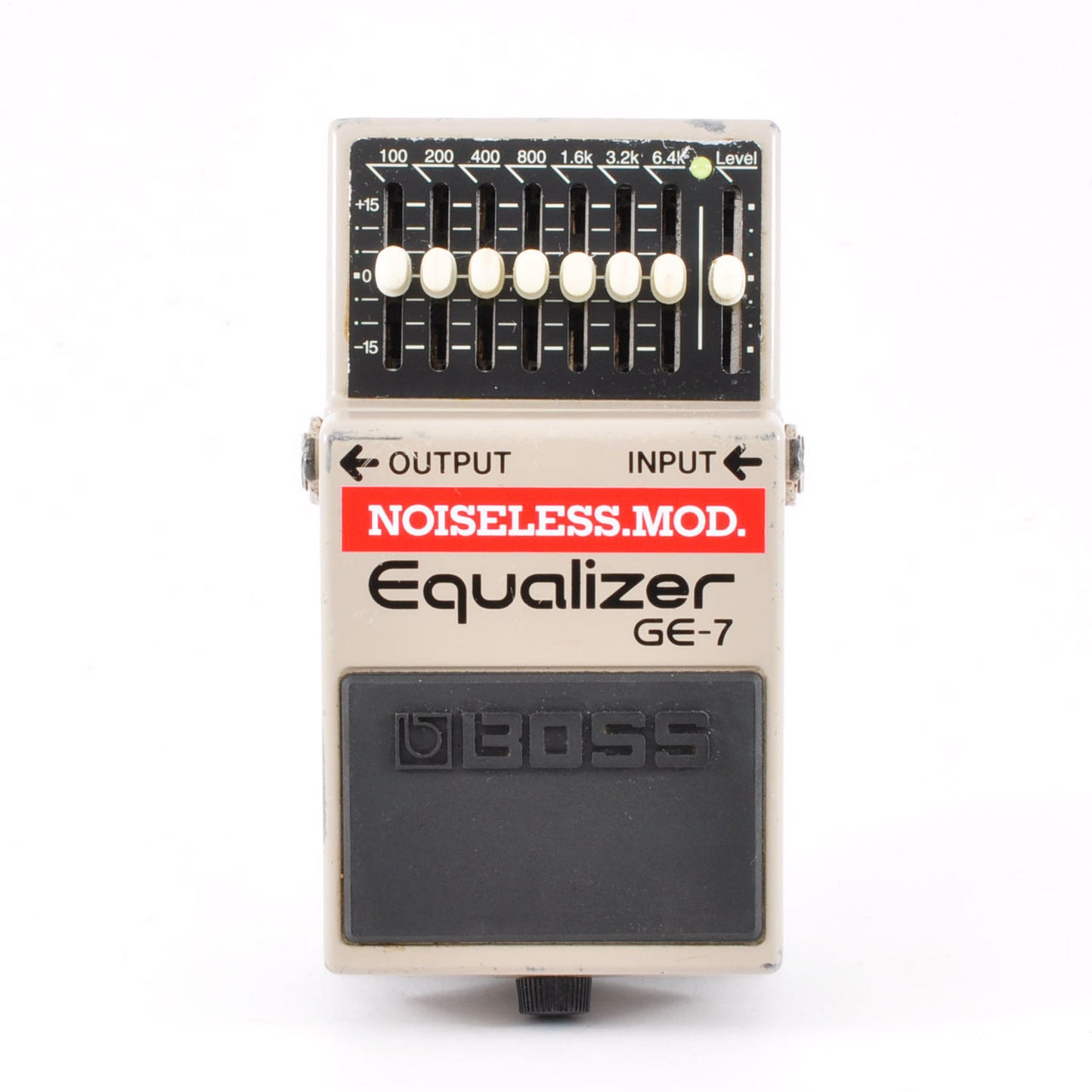Boss GE-7 Modified Noiseless Equalizer PSA Made In Taiwan 2000 Effects Pedal Used From Japan #JN07246