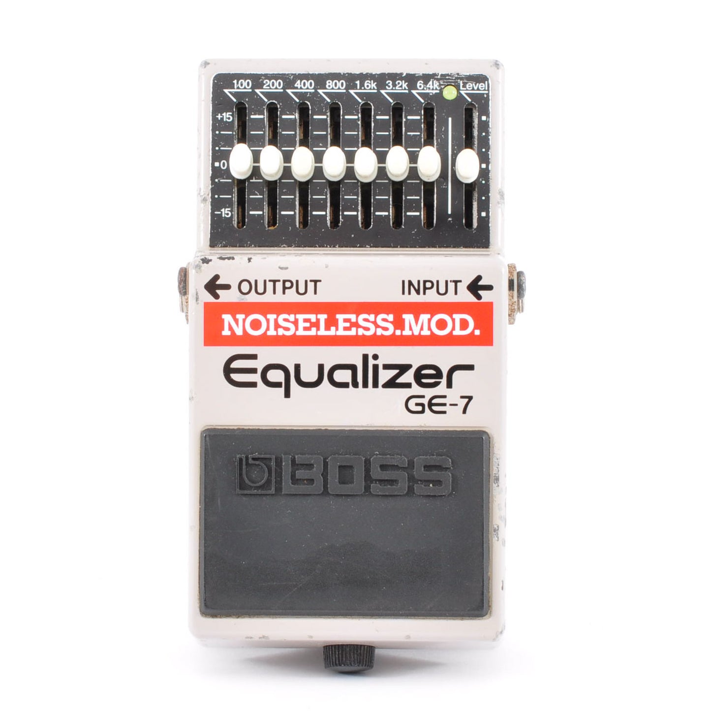 Boss GE-7 Modified Noiseless Equalizer Made In Taiwan 2001 PSA.OK Guitar Effects Pedal UsedJ From Japan #MO60323