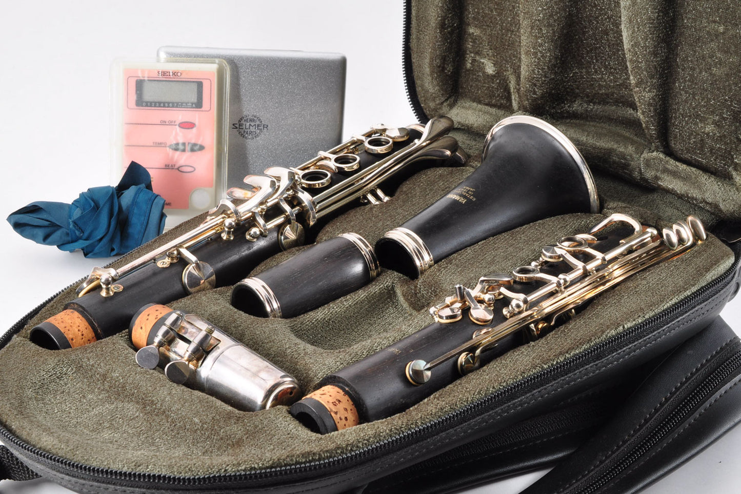 Yamaha YCL-450 Clarinet Bb w/CarryBag Mouthpiece Ligature Made In Japan Used From Japan #025825