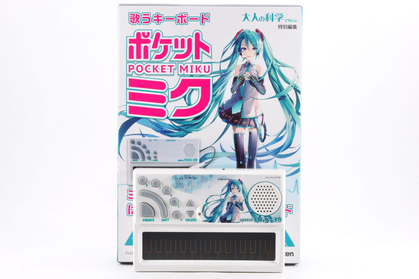 New Pocket Miku Singing Keyboard Hatsune Miku NSX39 Yamaha Vocaloid Gakken From Japan