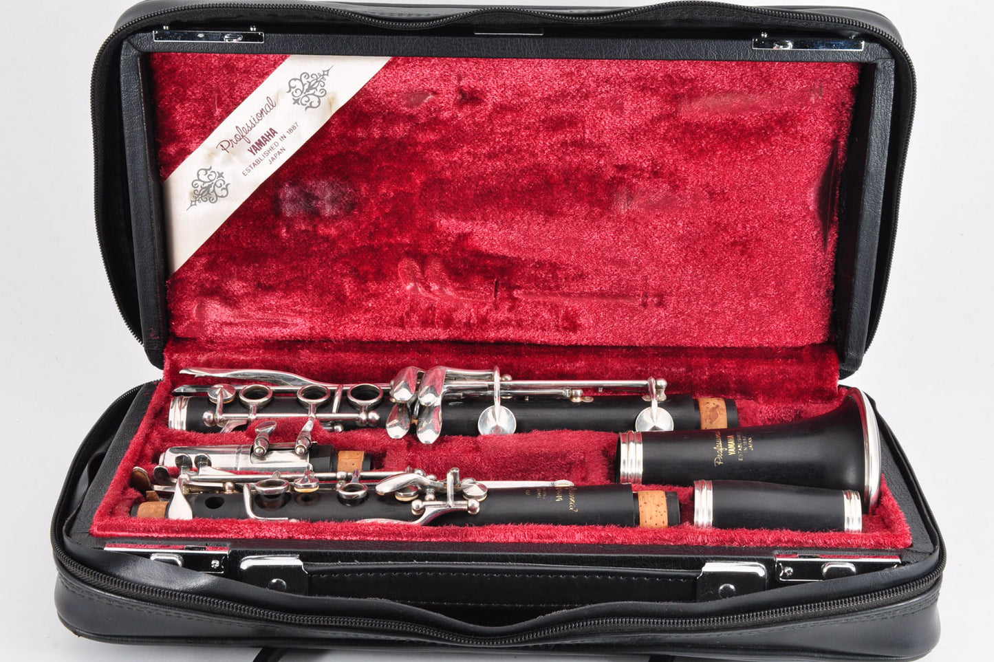 Yamaha YCL-651 Clarinet Bb w/Case Mouthpiece Ligature Made In Japan Used From Japan #015947