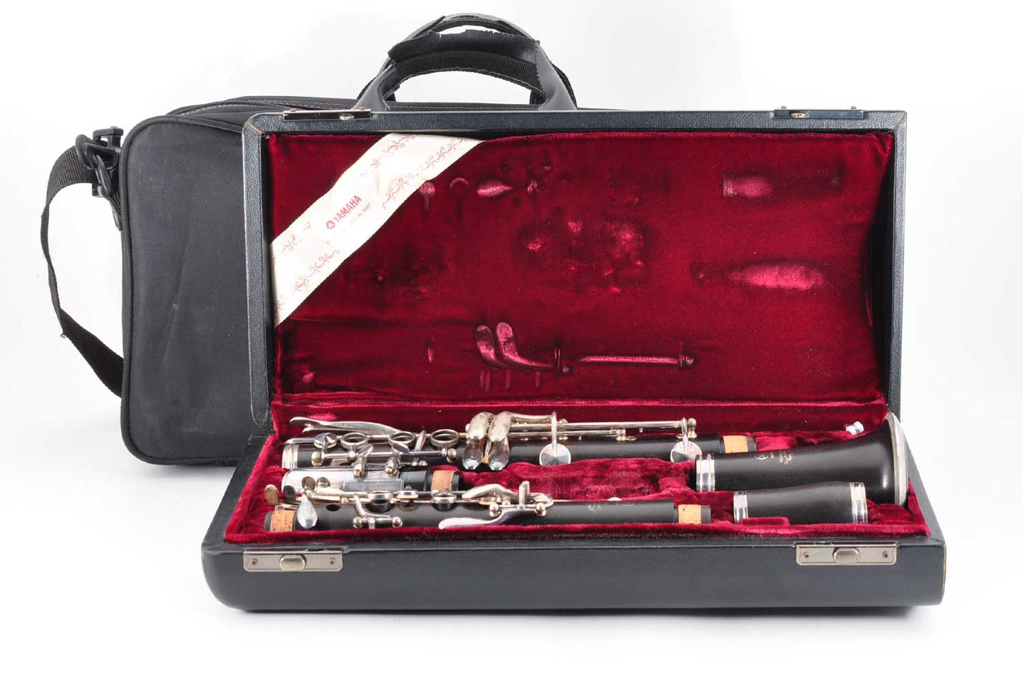 Yamaha YCL-650 Clarinet Bb w/Case Mouthpiece Ligature Made In Japan Used From Japan #116936