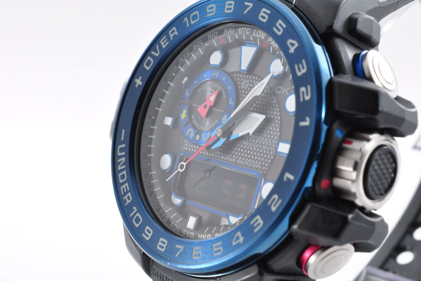 CASIO G-SHOCK GWN-1000B-1BJF GULFMASTER Master Of G Sea Solar Mens Watch 5371 Used From Japan
