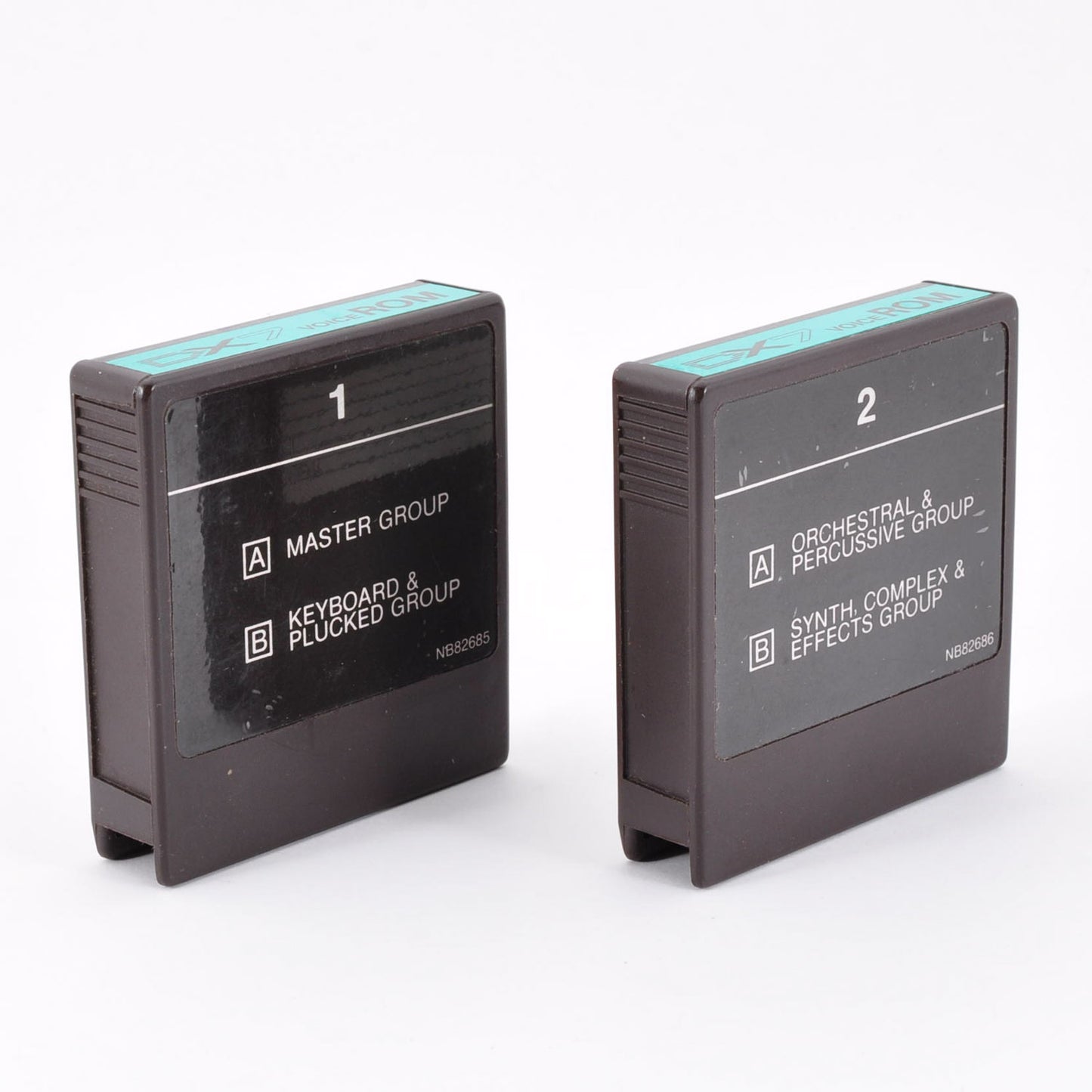 Yamaha DX7 Voice Rom 1 and Rom 2 Set Date Cartridge Used From Japan