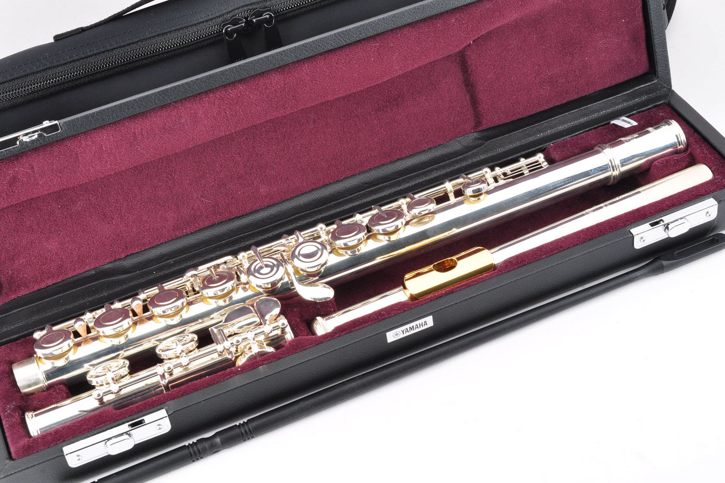 Yamaha YFL-412LSE Flute Silver w/Hardcase Made in Japan Used From Japan #087044