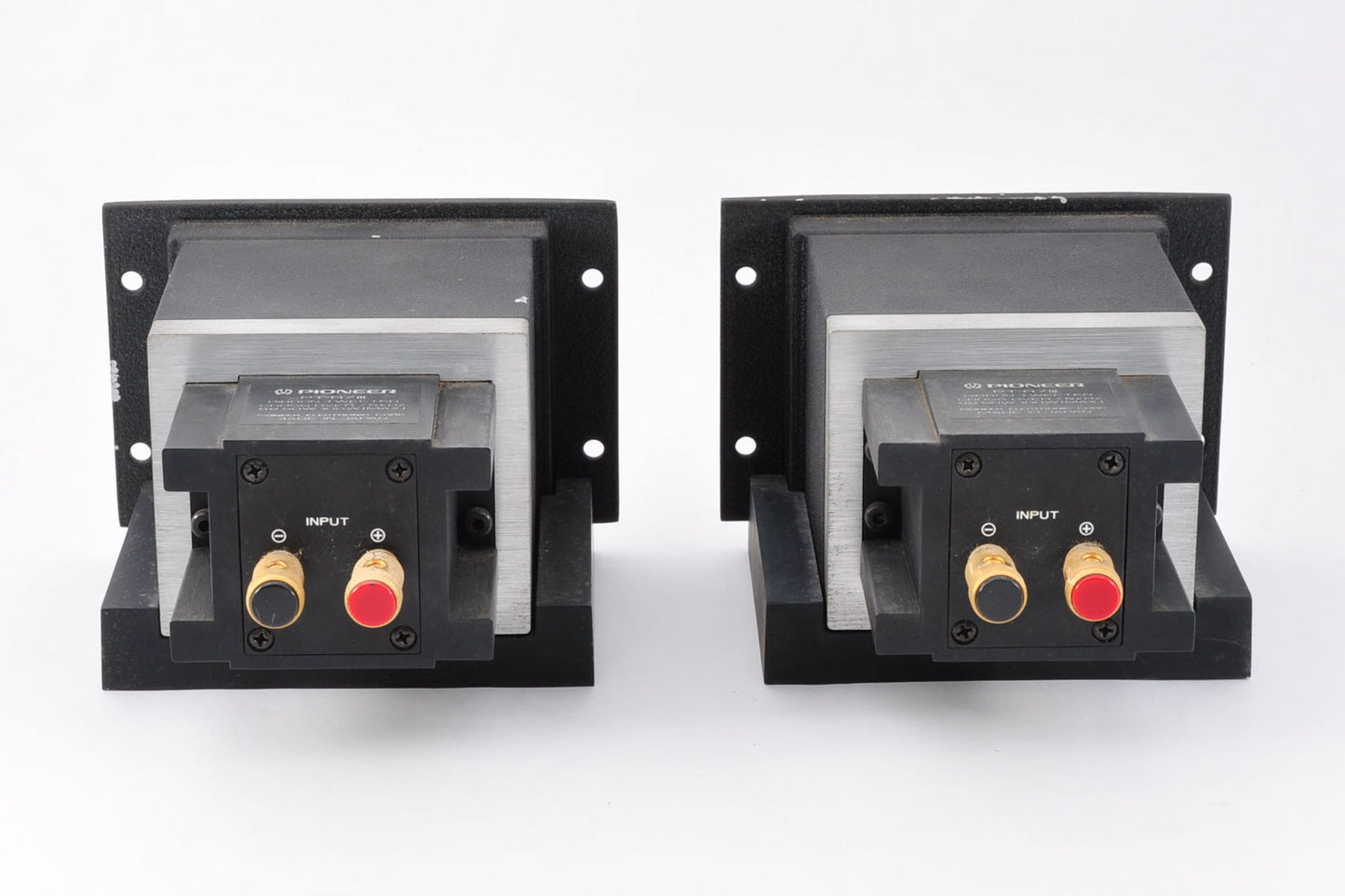 Pioneer PT-R7 III Ribbon Tweeter 2Set w/Stand Base Tested Working Used From Japan