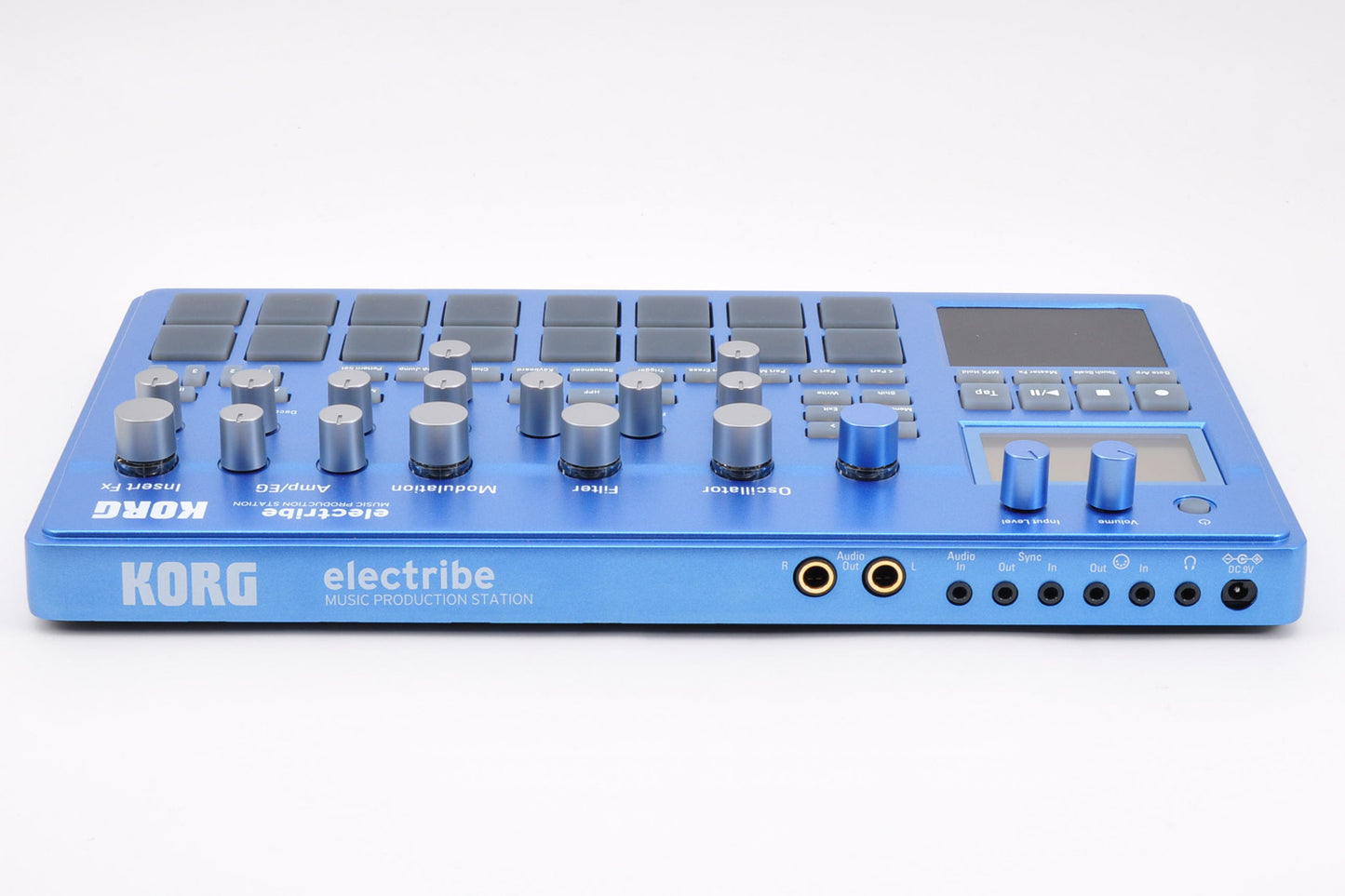 Korg ELECTRIBE 2 Music Production Station Sequencer Synthesizer BLUE Used From Japan #026065