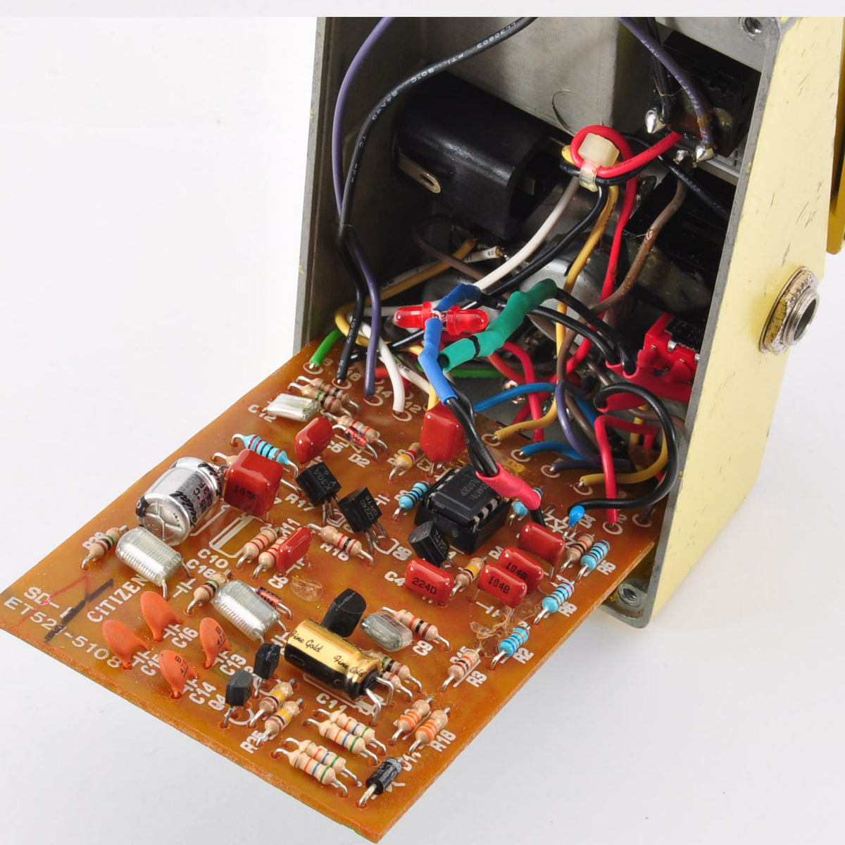 Boss SD-1 Modified FuzzFusion SuperOverdrive Clipping 1N34A&LED3mm Used From Japan #KJ90763