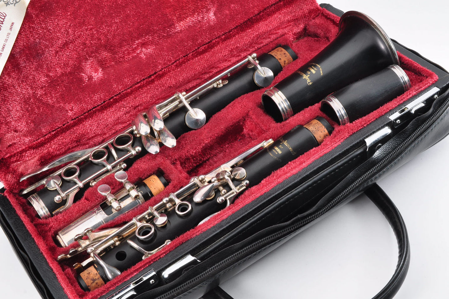 Yamaha YCL-651 Clarinet Bb w/Case Mouthpiece Ligature Made In Japan Used From Japan #004030