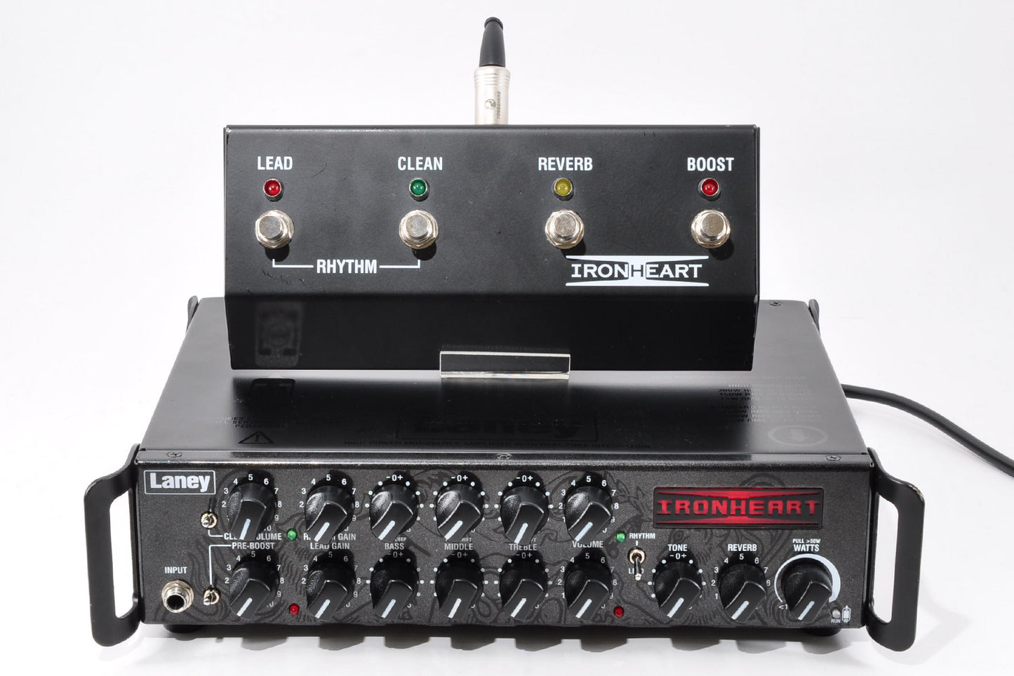 Laney IRT-SLS Ironheart Watt Tube Pre Guitar Amplifer Head w/Footswitch Used From Japan