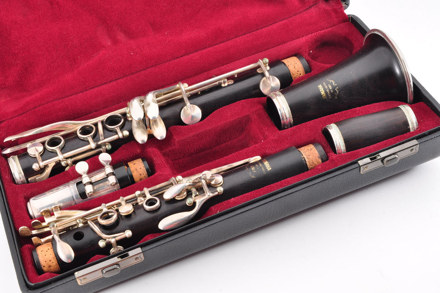 Yamaha YCL-650F Clarinet Bb w/Case Mouthpiece Ligature Made In Japan Used From Japan #004076