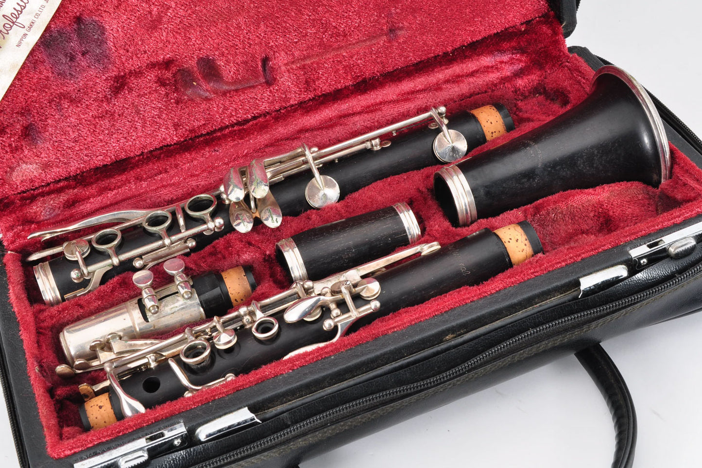 Yamaha YCL-651 Clarinet Bb w/Case Mouthpiece Ligature Made In Japan Used From Japan #003293