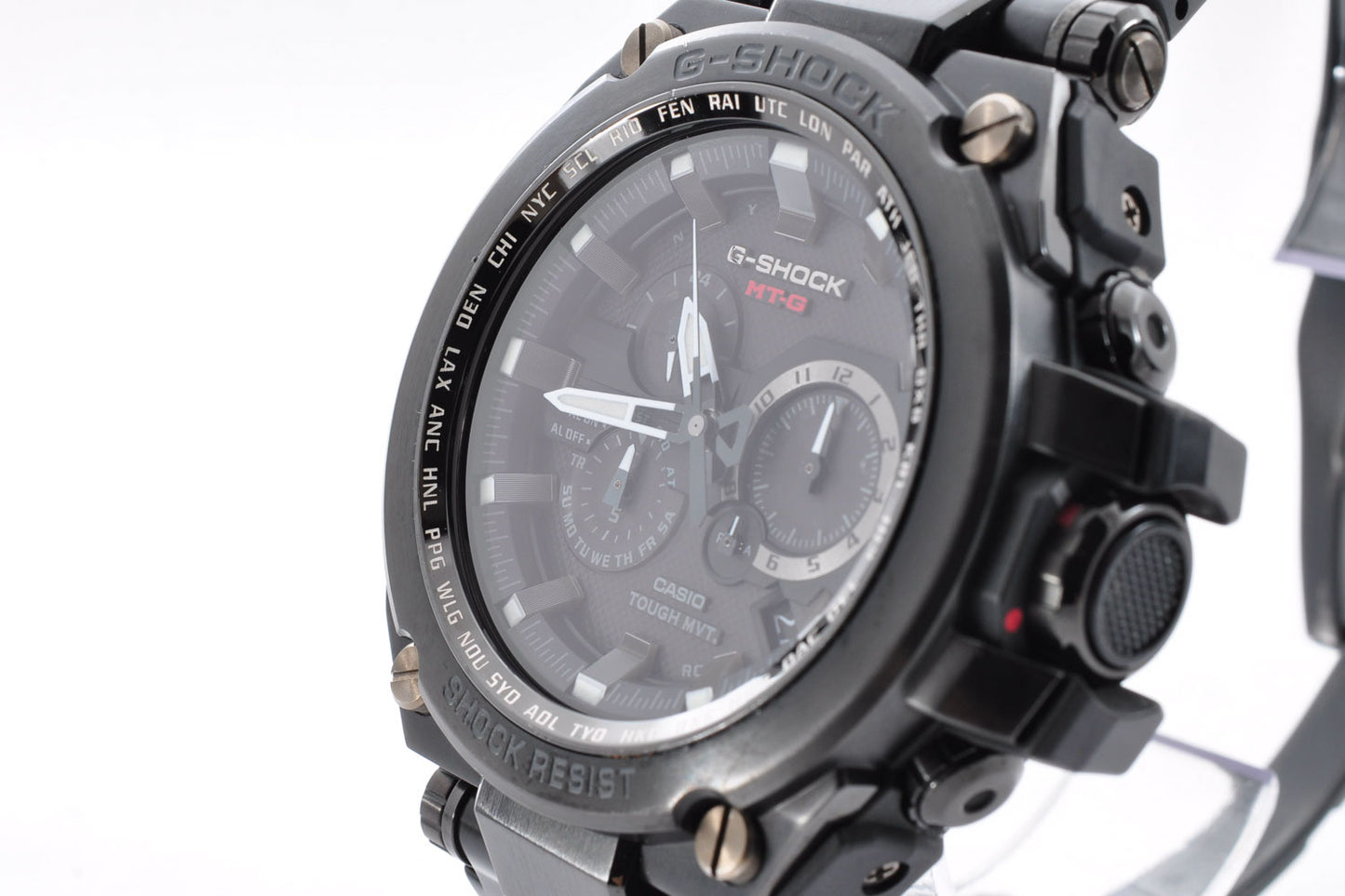 CASIO G-Shock MTG-S1000BD Radio Solar Men's Watch Black 5369 Used From Japan