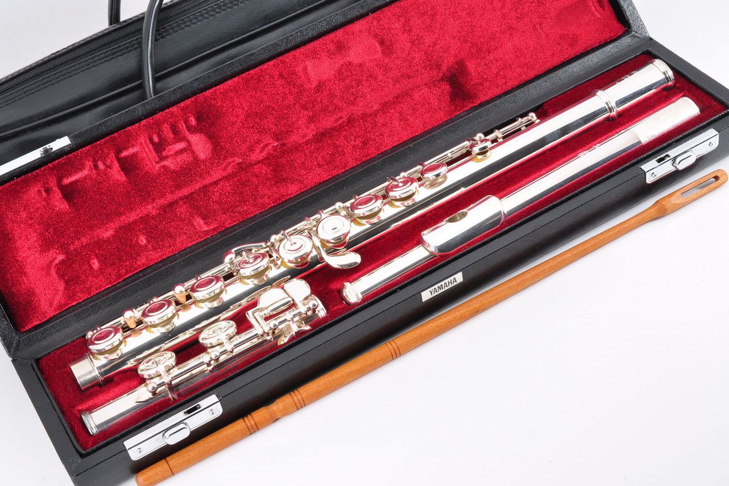 Yamaha YFL-451 Flute Silver w/Hardcase Made in Japan Used From Japan #017608