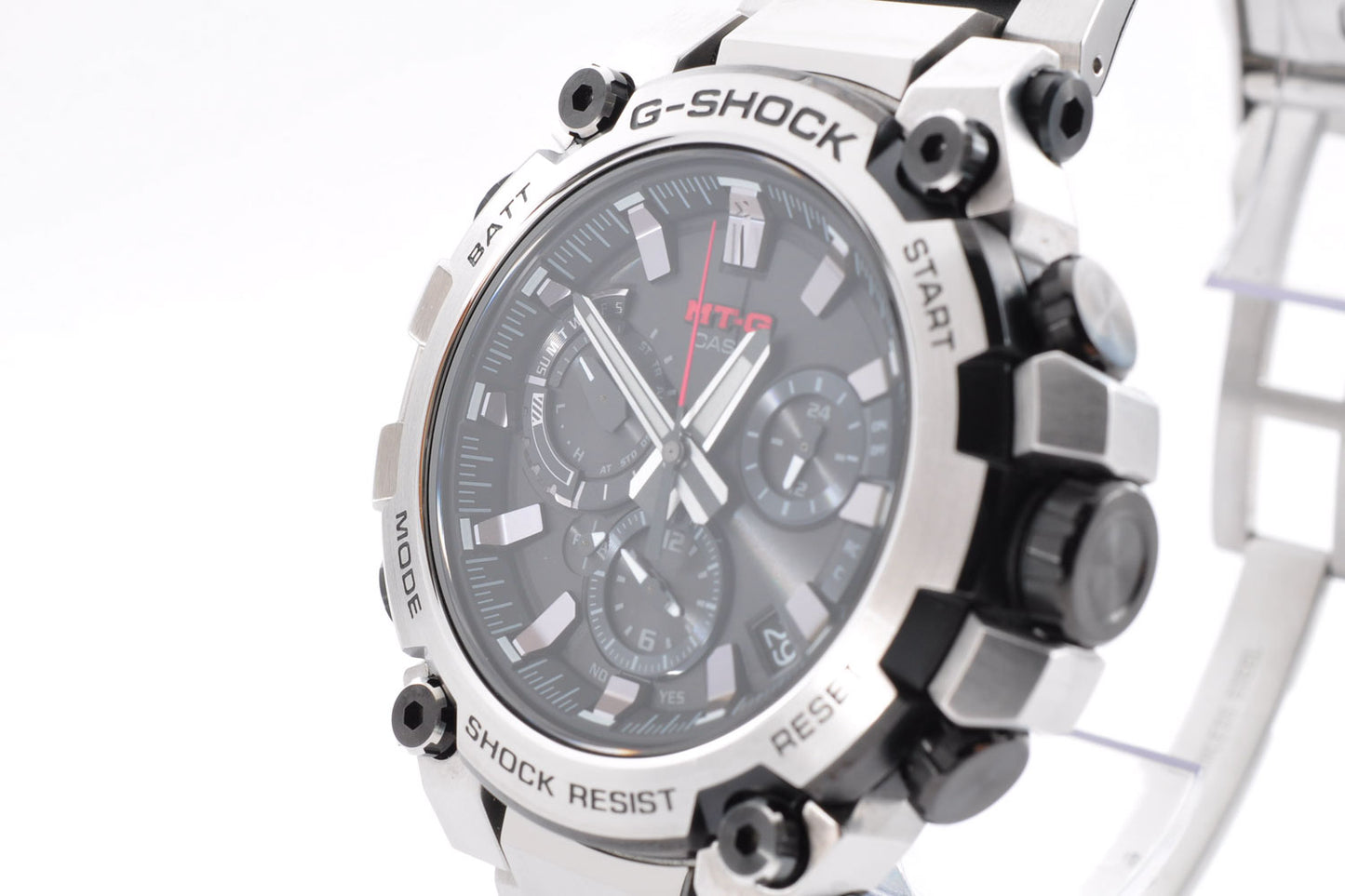 CASIO G-SHOCK MTG-B3000D-1AJF Silver Bluetooth Solar Men's Watch 5672 Used From Japan