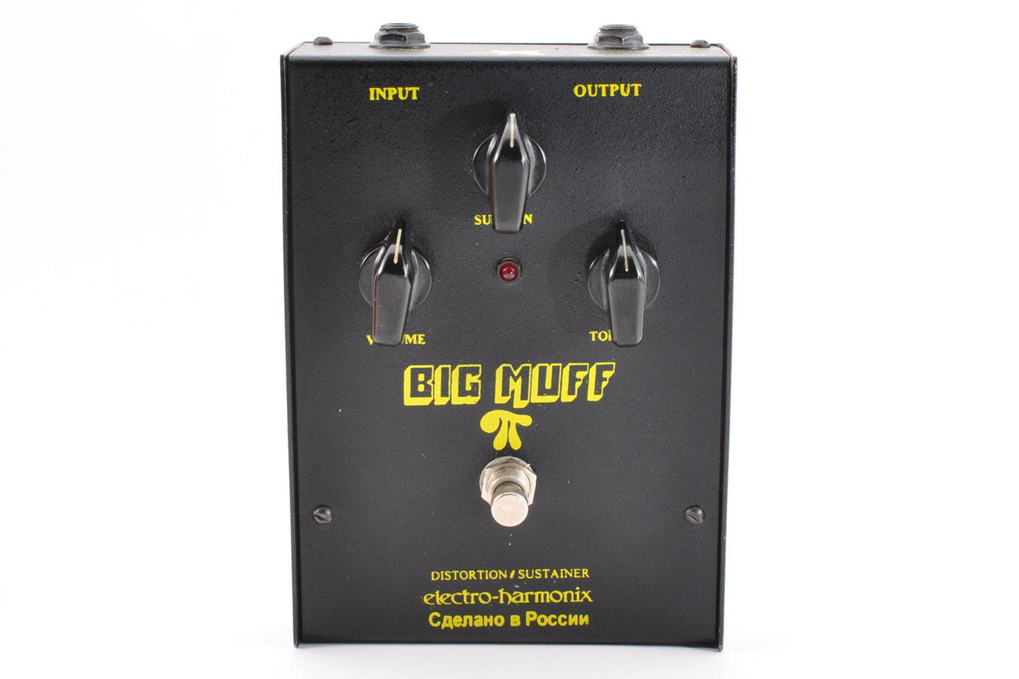 Electro Harmonix Russian Big Muff Black Guitar Fuzz Pedal 1999 w/Wood Box Used From Japan
